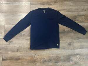 Polo Ralph Lauren Men's Waffle Knit Long Sleeve Crew Neck Sleepwear Shirt